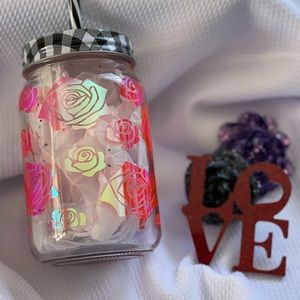 12 oz mason jar glass